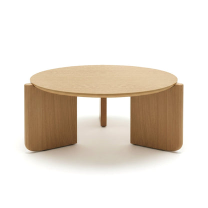 SINTARRY Round Sintered Stone Coffee Table – 90cm/35.4in Modern Minimalist Design