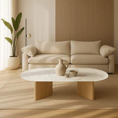 TRIVARA Sculptural Coffee & Side Table Collection