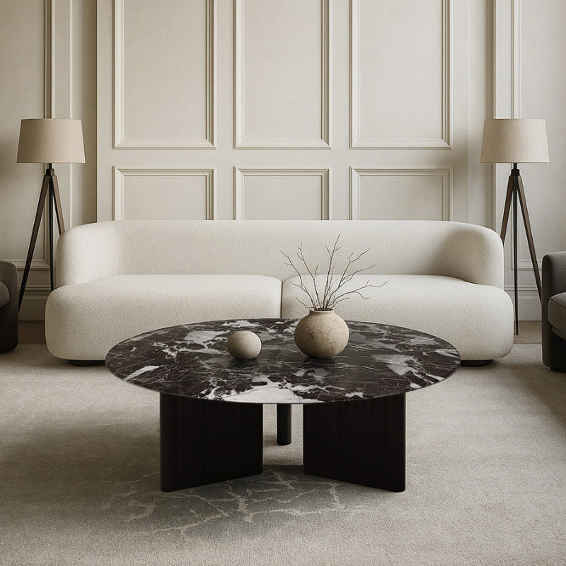 TRIVARA Sculptural Coffee & Side Table Collection