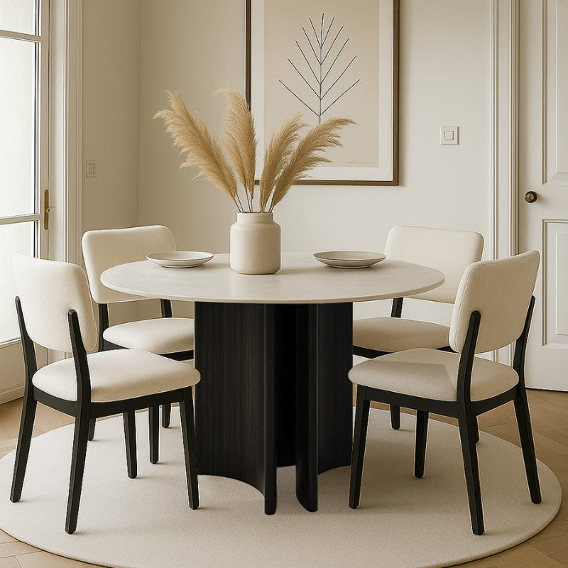 ARCADIX Sculptural Sintered Stone Dining Table
