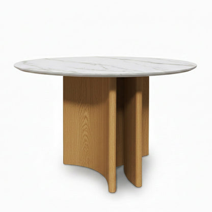 ARCADIX Sculptural Sintered Stone Dining Table