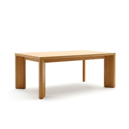SYLEY Contemporary Dining Table – Solid Oak & Ceramic Marble Series