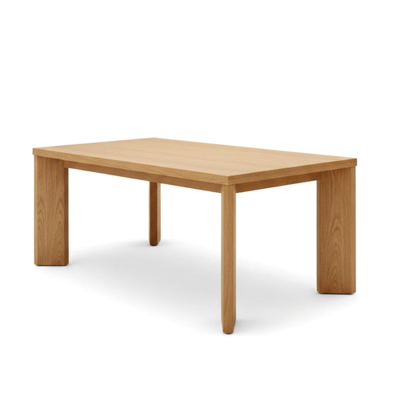 SYLEY Contemporary Dining Table – Solid Oak & Ceramic Marble Series