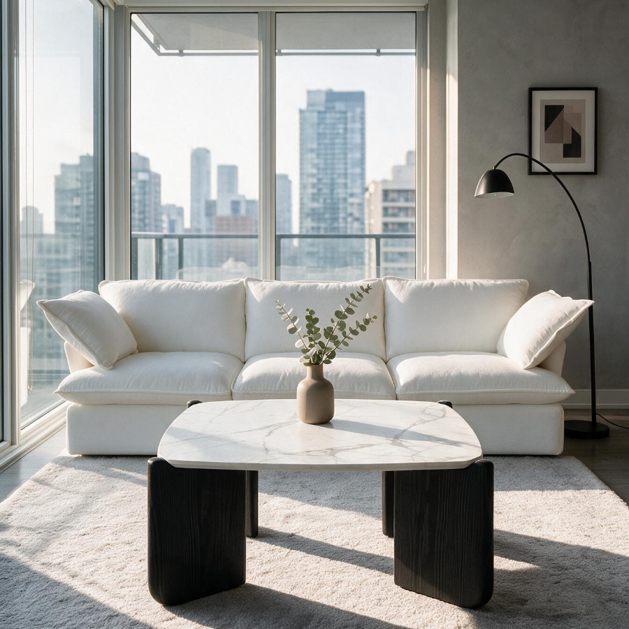 SINTARRY Sintered Stone Coffee Table – Square-35 IN